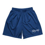 Blue Unisex Mesh Shorts w/ pockets