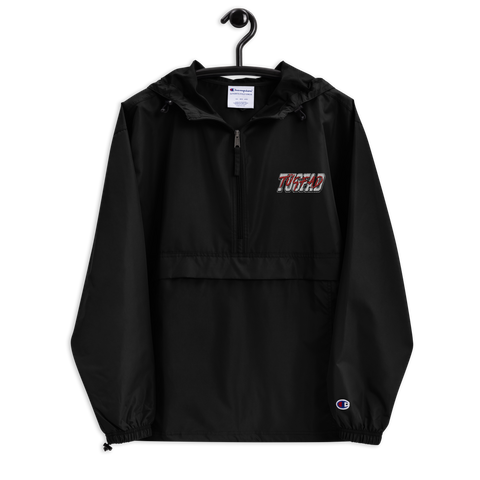 Overlap Logo Embroidered Champion Packable Jacket