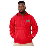 Overlap Logo Embroidered Champion Packable Jacket