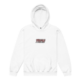 TÜGFAD Embroidered Overlap Logo Youth heavy blend hoodie