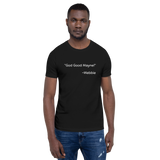 Webbie Quote Black Unisex T-Shirt