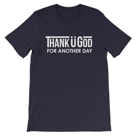 Navy Unisex Slogan T-Shirt