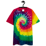 Circle Logo Embroidered Tie-Dye T-Shirt